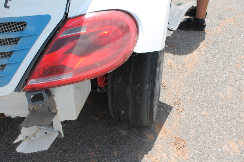 Illustration for article titled Battered Rallycross Volkswagen Finally Looks Like An Off-Road Volkswagen